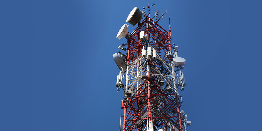 Multi-operator telecommunications tower serviced by Legazia